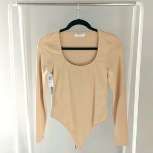 Babaton nude bodysuit